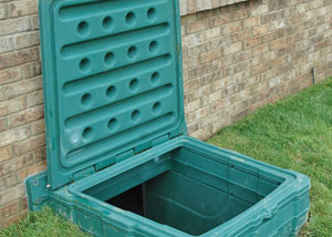 lockable crawl space access door installed in Rochester