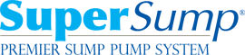 Logo for our SuperSump® Pump System, available in St. Paul and other parts of Minnesota, North Dakota, Iowa, and Wisconsin