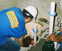 installing a sump pump and backup sump pump system in Oronoco, MN, ND, IA, and WI