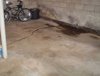 basement floor crack repair system in Minnesota, North Dakota, Iowa, and Wisconsin