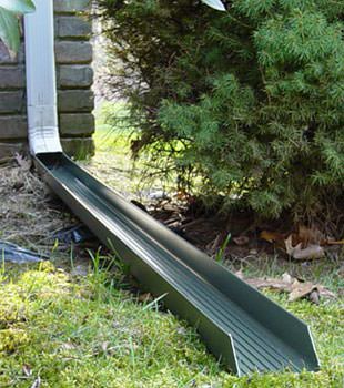 RainChute EZ Gutter downspout extension installed in Minneapolis, MN