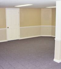 Plastic 20-mil vapor barrier for dirt basements, Burnsville, Minnesota, North Dakota, Iowa, and Wisconsin installation