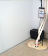 basement wall product and vapor barrier for Rochester wet basements