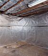 An energy efficient radiant heat and vapor barrier for a Winona basement finishing project